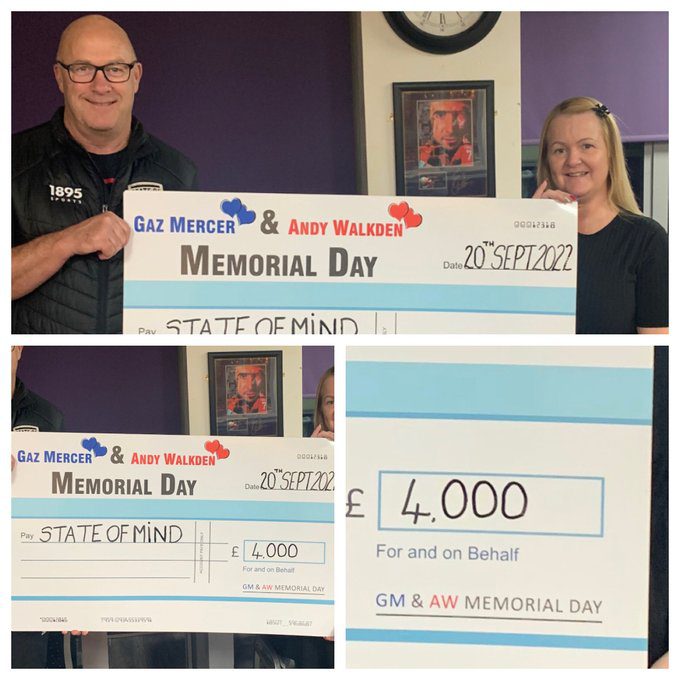 Bold Miners Raise £4000 for State of Mind State of Mind